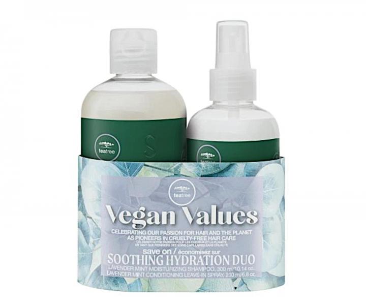 Darekov sada pre hydratciu suchch vlasov Paul Mitchell Tea Tree Vegan Values Soothing Hydration Duo