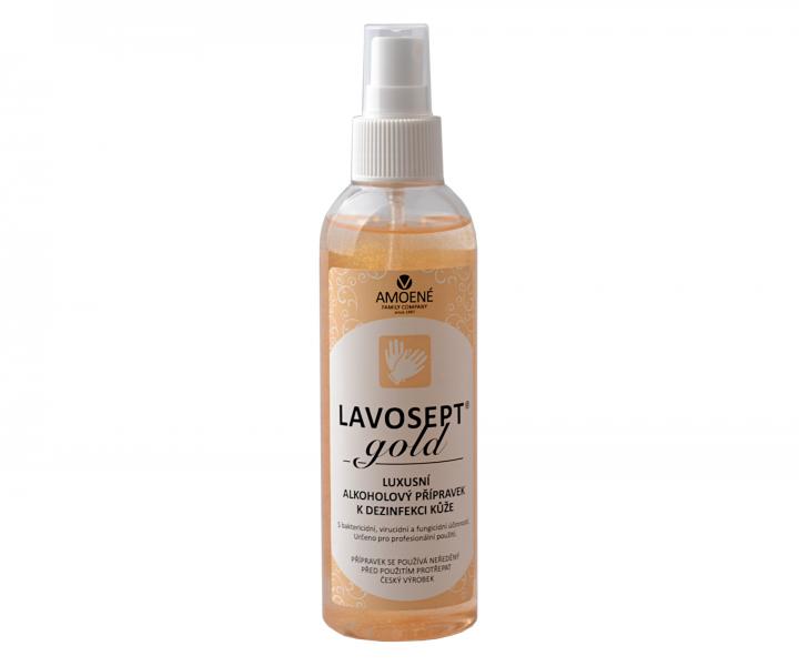 Univerzlna dezinfekcia v spreji Amoena Lavosept Gold sa trblietkami - 200 ml