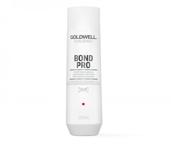 Sada pre slab a krehk vlasy Goldwell DS Bond Pro - ampn + kondicionr + balzam na pery zadarmo