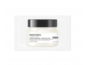Maska pre farben� a po�koden� vlasy Lor�al Professionnel Serie Expert Metal Detox - 15 ml (bonus)