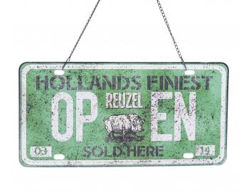 Plechov cedua na dvere otvoren/zatvoren Reuzel (bonus)