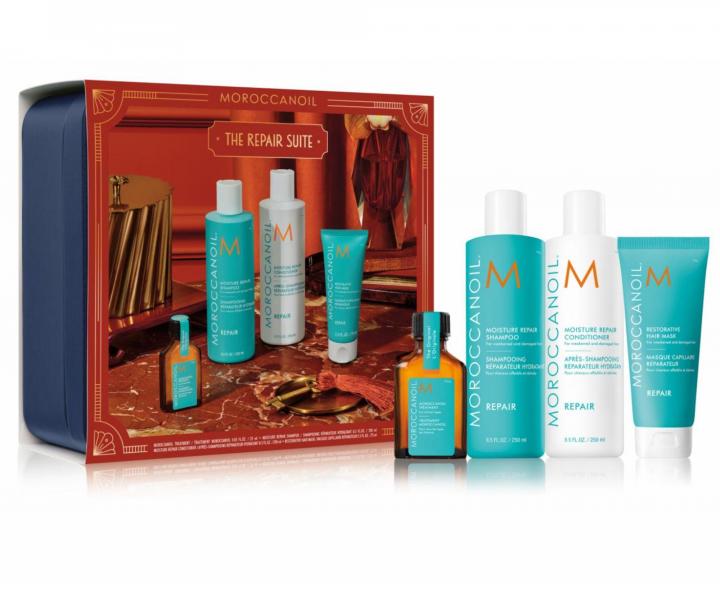 Dar�ekov� sada na regener�ciu po�koden�ch vlasov Moroccanoil The Repair Suite