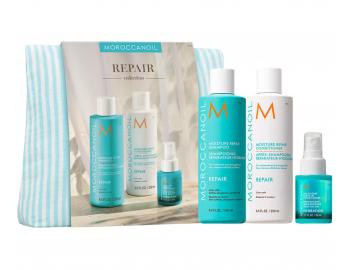 Dar�ekov� sada pre regener�ciu po�koden�ch vlasov Moroccanoil Repair Collection + bezoplachov� starostlivos� a ta�ti�ka zadarmo