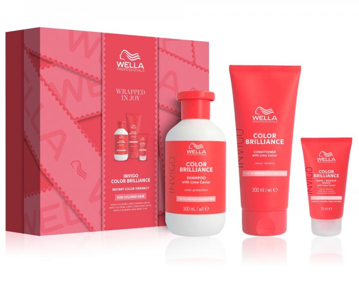 Dar�ekov� sada pre jemn� a� norm�lne farben� vlasy Wella Professionals Invigo Color Brilliance