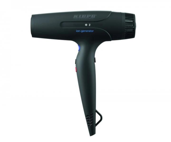 Profesionlny ultraahk fn na vlasy Kiepe Professional Saloon Hair Dryer - 2400 W, ierny