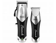 Profesionlny set strihacieho a kontrovacieho strojeka Wahl Launch Combo 3028732 - ierno-strieborn
