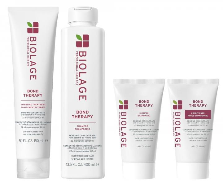 Sada pre extr�mne po�koden� vlasy Biolage Bond Therapy + �amp�n 50 ml a kondicion�r 50 ml zadarmo