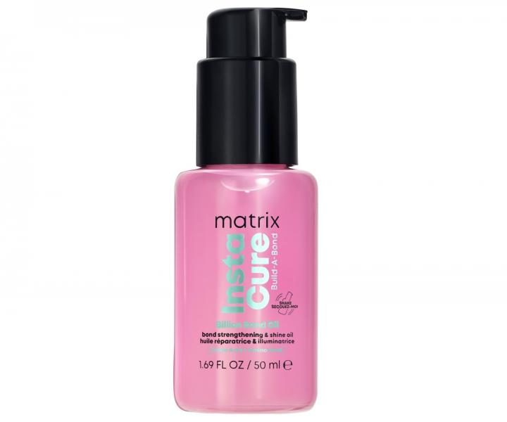 Obnovuj�ci olej pre ve�mi po�koden� vlasy Matrix Instacure Build-A-Bond Billion Bond Oil - 50 ml