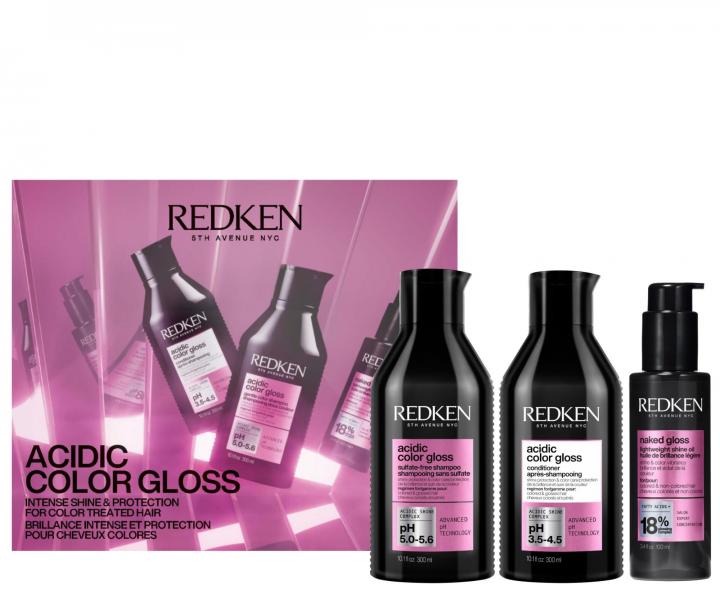 Dar�ekov� sada pre farben� vlasy Redken Acidic Color Gloss
