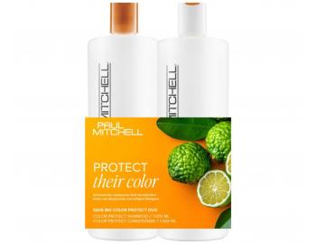 Sada pre farben vlasy Paul Mitchell Color Protect Save Big Duo