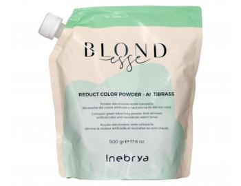 Zosvetujci pder na odstrnenie chemickej farby z vlasov Inebrya Blondesse Reduct Color Powder Antibrass - 500 g
