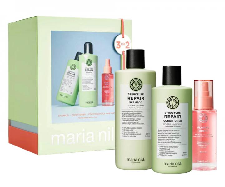 Darekov sada pre vivu suchch a pokodench vlasov Maria Nila Structure Repair Holiday Box