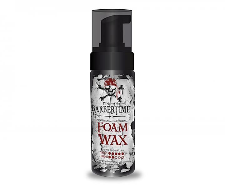 Penov vosk pre objem a definciu vlasov Barbertime Foam Wax - 150 ml