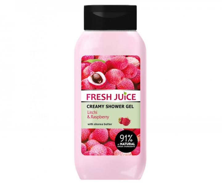Krmov sprchov gl Fresh Juice Litchi and Raspberry Creamy Shower Gel - 400 ml
