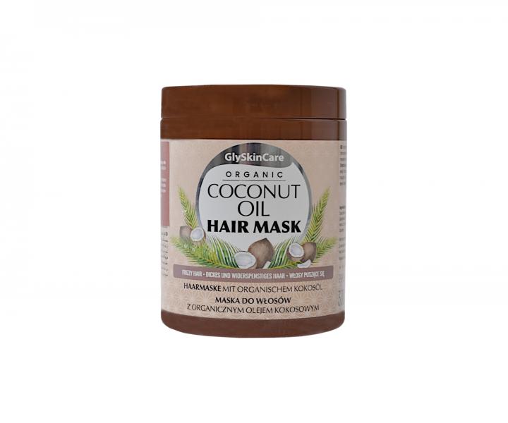 Hydratan maska s kokosovm olejom GlySkinCare Organic Coconut Oil Hair Mask - 300 ml