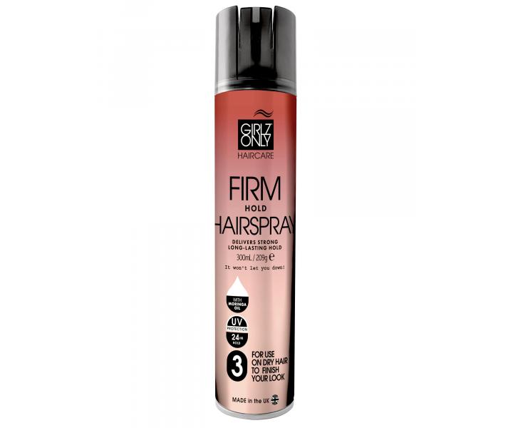 Lak na vlasy so silnou fixciou Girlz Only Firm Hold Spray - 300 ml