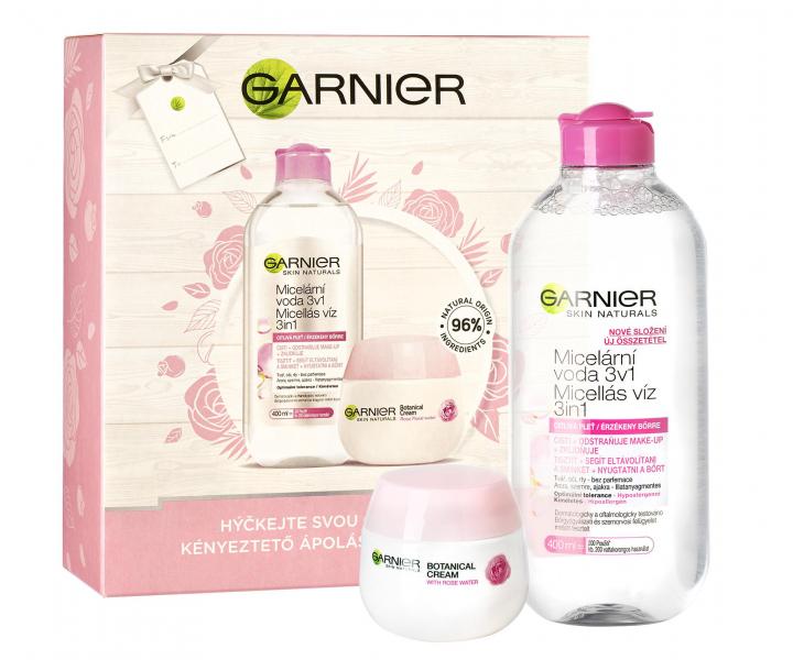 Darekov sada pre citliv a such ple Garnier Rose Skin Naturals