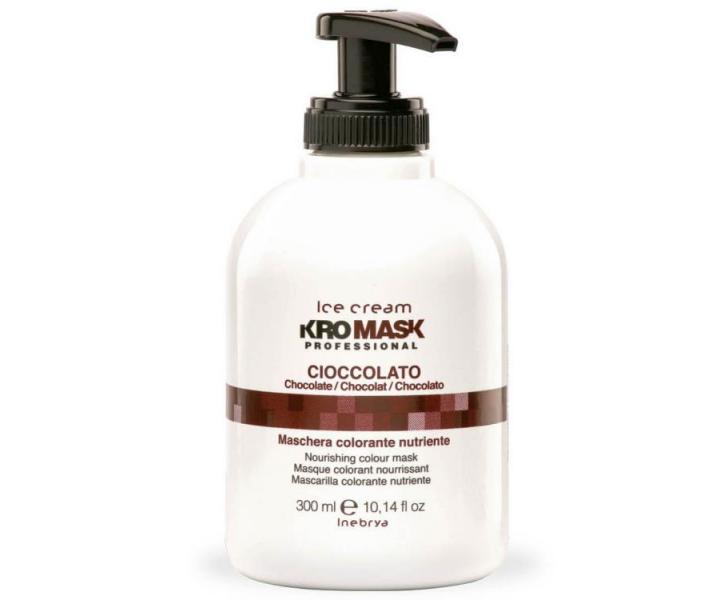 V��ivn� farbiace maska Inebrya KroMask Cioccolato - 300 ml