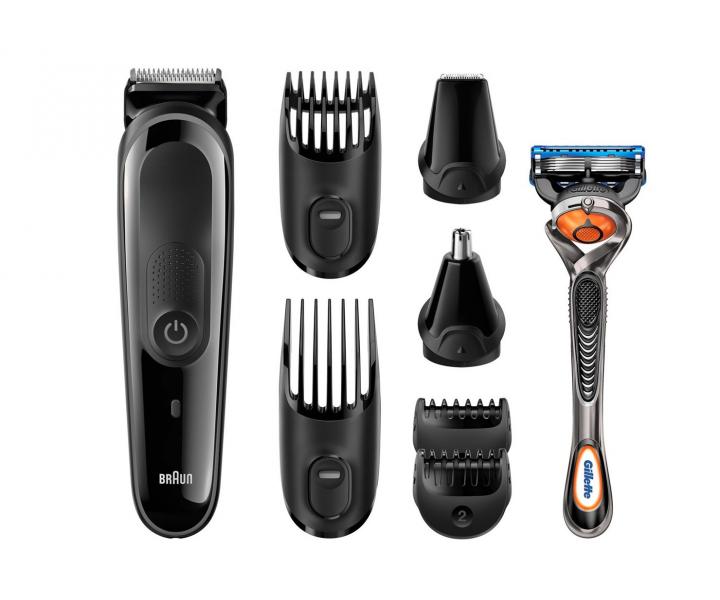 Striha� pre cel� telo Braun MGK3060 - �ierny + zdarma holiaci stroj�ek Gillette