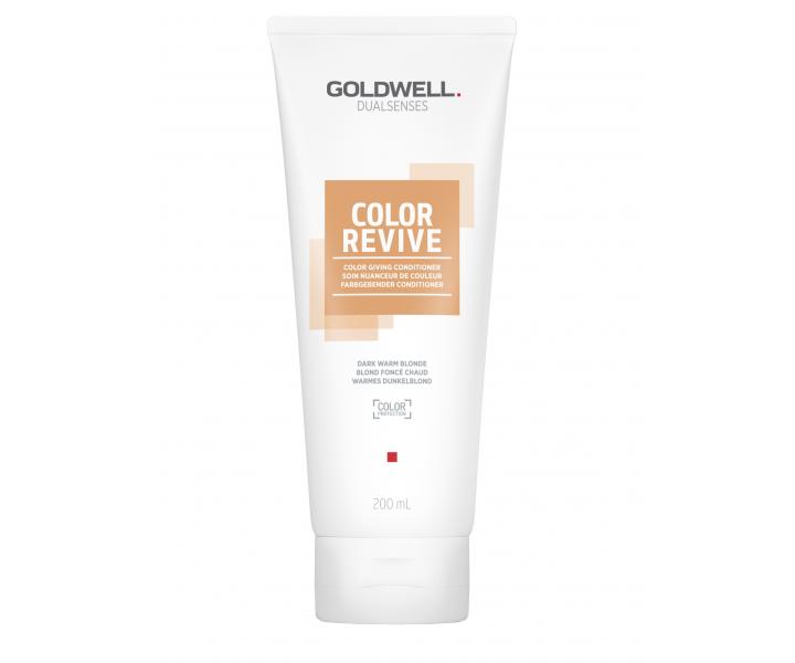 Kondicionr pre oivenie farby vlasov Goldwell Color Revive - 200 ml - tmav tepl blond