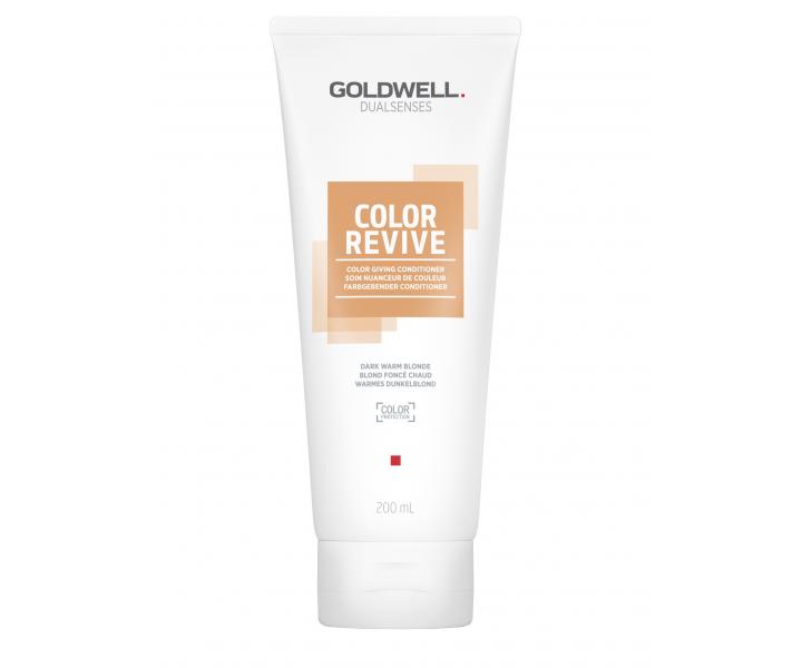 Kondicion�r pre o�ivenie farby vlasov Goldwell Color Revive - 200 ml - tmav� tepl� blond