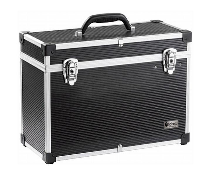 Kaderncky/kozmetick kufrk Hairway - ierno-strieborn