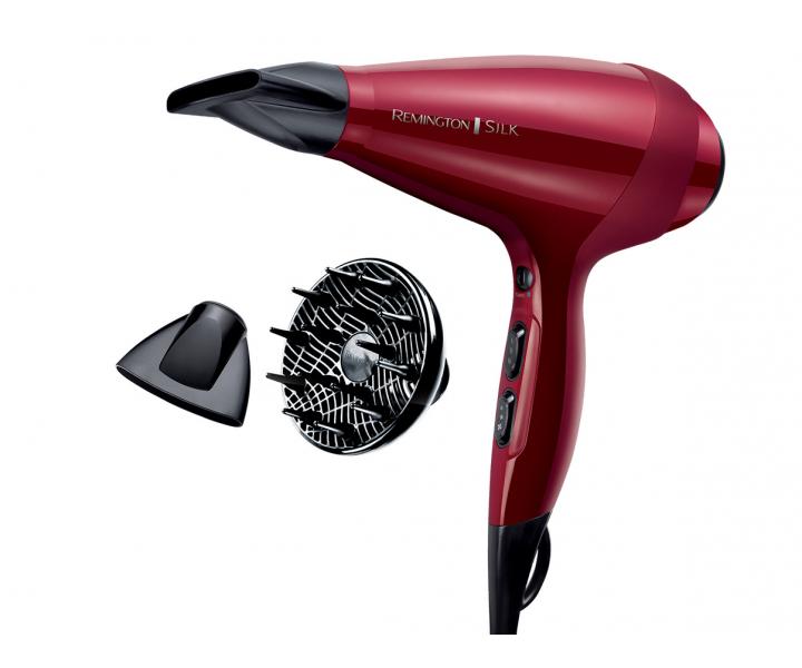 Fn na vlasy Remington Silk Dryer AC9096 - 2400 W, erven