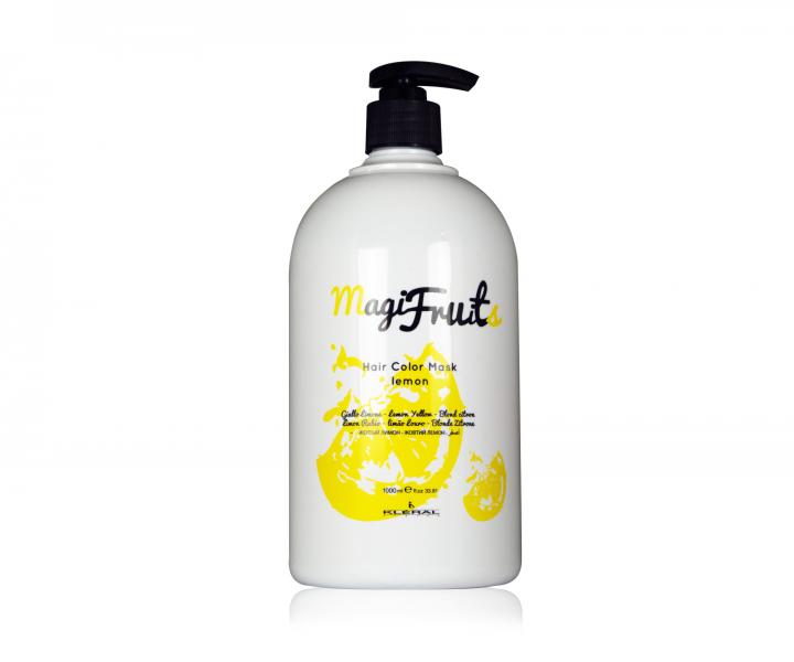 Farbiaca maska na vlasy Kl�ral System MagiFruits Color Mask Lemon - 1000 ml, citr�novo �lt� - exp.