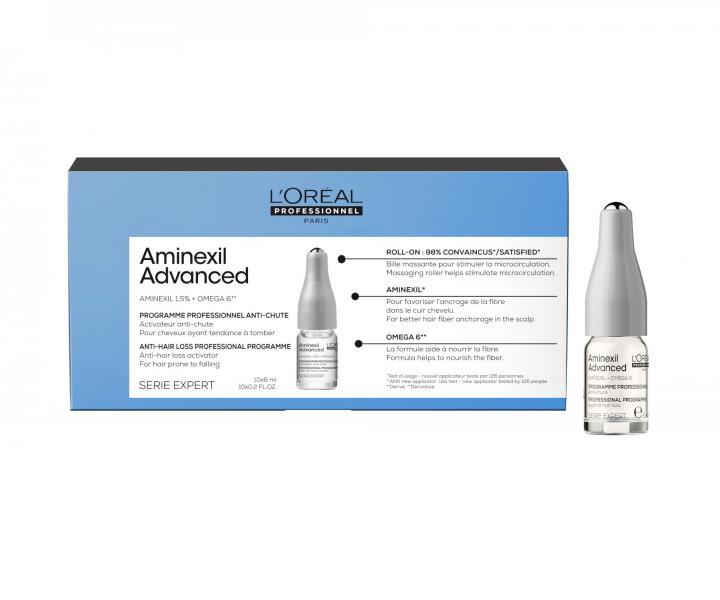Intenzvna kra proti padaniu vlasov Loral Professionnel Aminexil Advanced - 10 x 6 ml