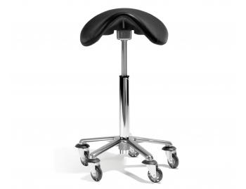 Taburet na kolieskach Sibel Saddle L/XL - �ierny