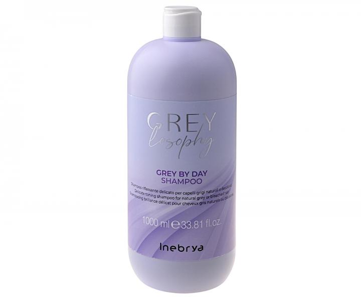 ampn pre prrodn ed vlasy Inebrya Grey By Day Shampoo - 1000 ml