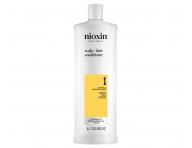 Kondicionr pre mierne rednce prrodn vlasy Nioxin System 1 Scalp + Hair Conditioner - 1000 ml