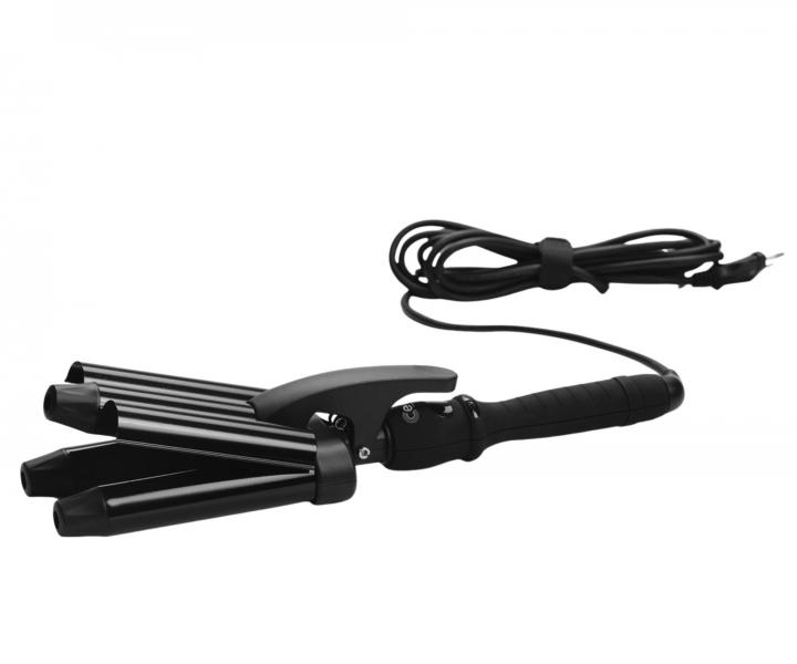 Profesionlna trojkulma pre stredn vlny Cera Triple Barrel Waver XL - 25 mm, ierna