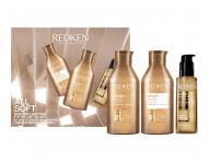Vy�ivuj�ca dar�ekov� sada pre such� a krehk� vlasy Redken All Soft Argan Kit