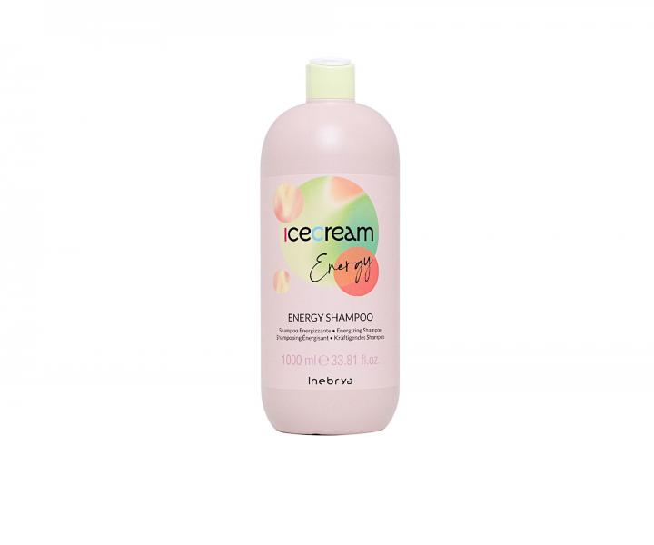 Energizujci ampn pre slab a jemn vlasy Inebrya Ice Cream Energy Shampoo - 1000 ml