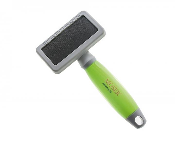 Ploch kefa na zvieraciu srs Moser Animal Line Slicker Brush - M