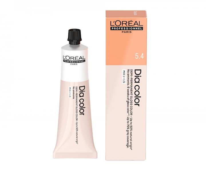 Preliv na vlasy Loral Professionnel Dia color 60 ml - 5.4 svetl hned meden