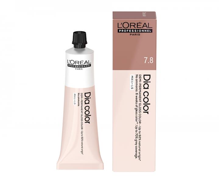 Preliv na vlasy Loral Professionnel Dia color 60 ml - 7.8 blond mokka