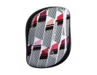 Kefa na vlasy Tangle Teezer Compact - Lulu Guinness, ierny