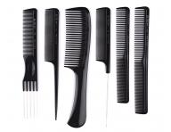 Sada profesionlnych hrebeov Eurostil Professional - 6 ks, ierne