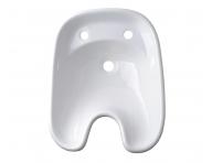 Um�vadlo pre um�vacie boxy Bellazi - keramick�, jednoduch� biele