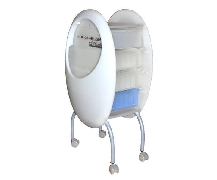 Kadern�cky voz�k na farby Lor�al - biely, baz�r