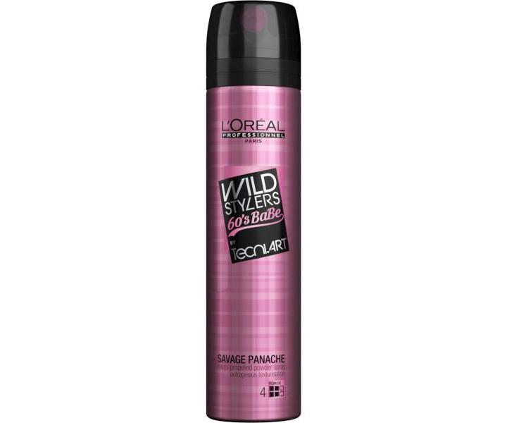 Pudrov sprej pro objem Loral Wild Stylers 60's Babe Savage Panche - 250 ml