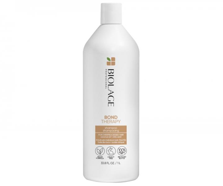 ampn pre extrmne pokoden vlasy Biolage Bond Therapy Shampoo - 1000 ml