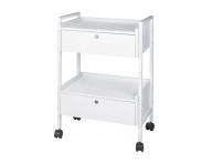 Kozmetick stolk na kolieskach Weelko EASY - biely