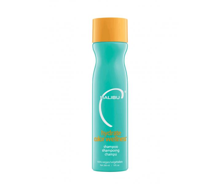 Šetrný šampón pre farbené vlasy Malibu C Hydrate Color Wellness + kúra pre stálosť farby zadarmo