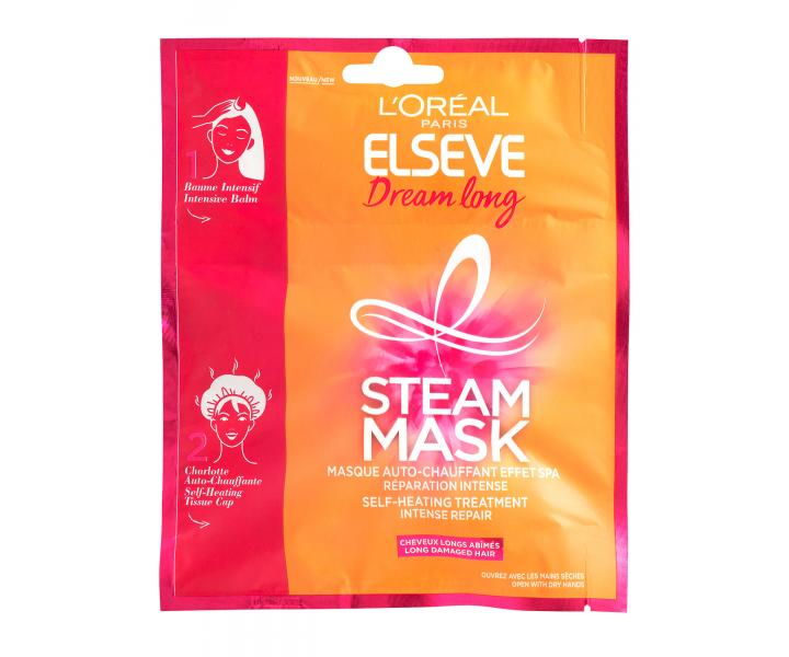 Hydratan a vyivujce maska proti lmaniu vlasov Elseve Dream Long - Steam Mask - 40 ml