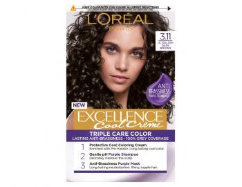 Permanentn farba Loral Excellence Cool Creme 8.11 ultra popolav tmav hned