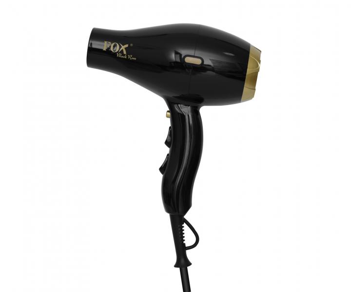 Fn na vlasy Fox Black Rose - 2100 W, ierny