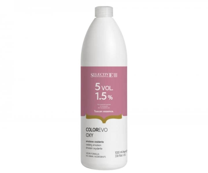 Parf�movan� oxida�n� emulzia Selective Professional ColorEvo Oxy Emulsion Oxydante 5 Vol. 1,5% - 1000 ml